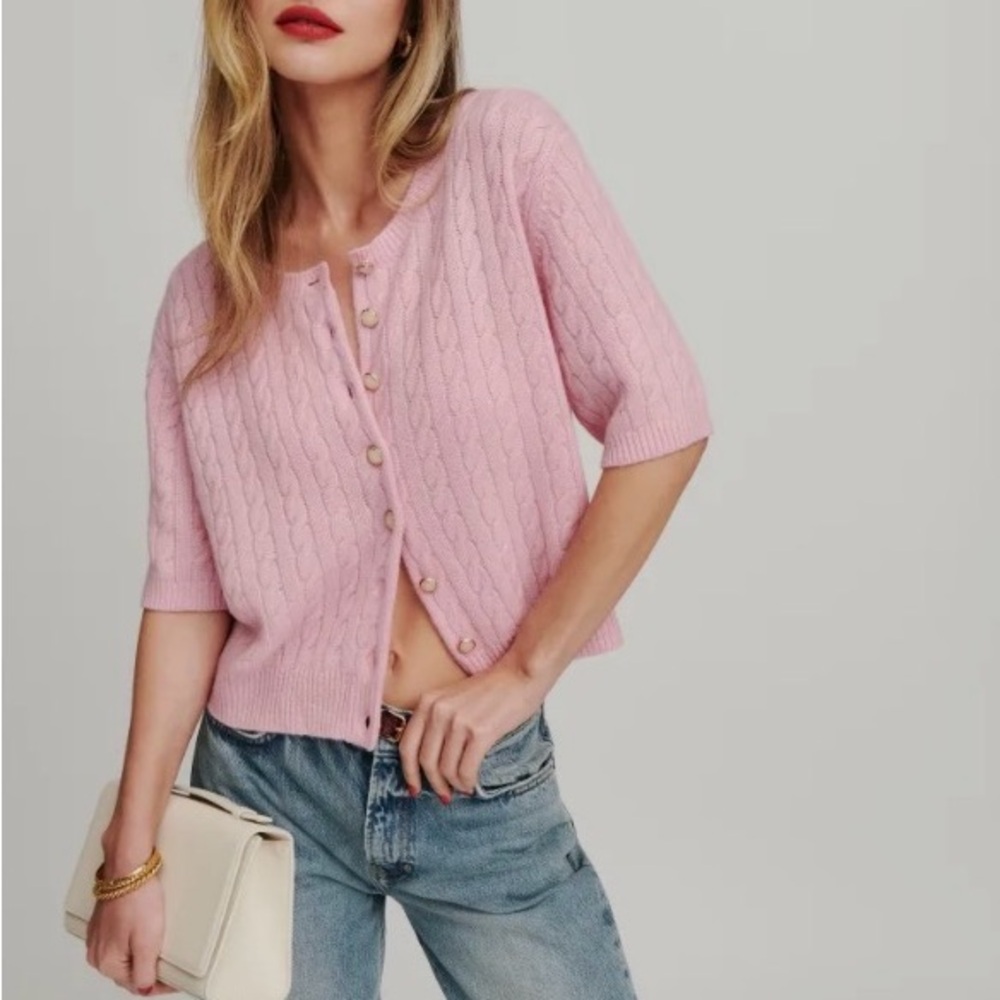 Reformation Claire Cashmere Cardigan